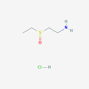 molecular formula C4H12ClNOS B1422866 2-(Ethanesulfinyl)ethan-1-amine hydrochloride CAS No. 176240-96-3