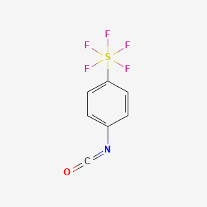 molecular formula C7H4F5NOS B1422868 4-(Pentafluorosulfanyl)phenyl isocyanate CAS No. 159689-43-7