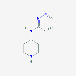 N-(piperidin-4-yl)pyridazin-3-amine