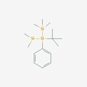 molecular formula C15H29Si3 B14228713 CID 78068266 