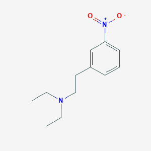 molecular formula C12H18N2O2 B1422877 N,N-Diethyl-2-(3-nitrophenyl)ethanamine CAS No. 932405-32-8