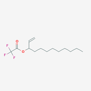 molecular formula C14H23F3O2 B14228786 Dodec-1-en-3-yl trifluoroacetate CAS No. 543717-25-5