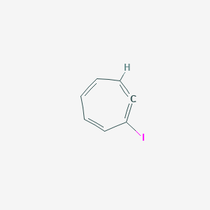 molecular formula C7H5I B14228852 1-Iodocyclohepta-1,2,4,6-tetraene CAS No. 827598-91-4