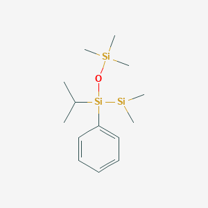 molecular formula C14H27OSi3 B14228871 CID 78068272 