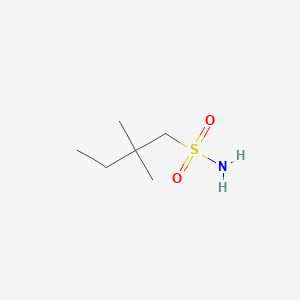 molecular formula C6H15NO2S B1422896 2,2-Dimethylbutane-1-sulfonamide CAS No. 1566355-58-5
