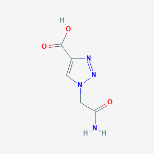 1-(carbamoylmethyl)-1H-1,2,3-triazole-4-carboxylic acid