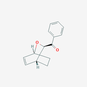 molecular formula C14H14O2 B14229050 Methanone, (1S,3R,4R)-2-oxabicyclo[2.2.2]oct-5-en-3-ylphenyl- CAS No. 827337-18-8