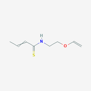 molecular formula C8H13NOS B14229089 N-[2-(Ethenyloxy)ethyl]but-2-enethioamide CAS No. 827320-22-9
