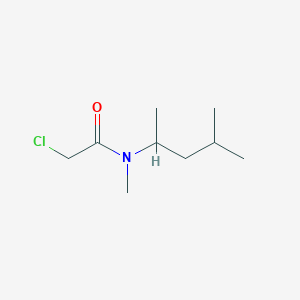 2-chloro-N-methyl-N-(4-methylpentan-2-yl)acetamide