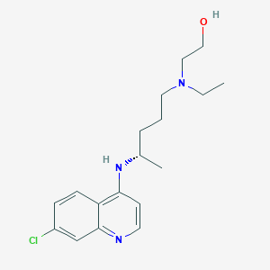 molecular formula C18H26ClN3O B142291 Hydroxychloroquine, (S)- CAS No. 158749-76-9