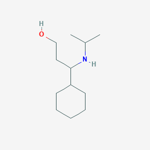 3-Cyclohexyl-3-[(propan-2-yl)amino]propan-1-ol
