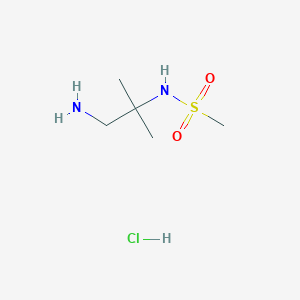 N-(1-amino-2-methylpropan-2-yl)methanesulfonamide hydrochloride