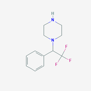 1-(2,2,2-Trifluoro-1-phenylethyl)piperazine