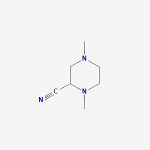 1,4-Dimethylpiperazine-2-carbonitrile