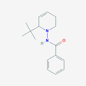 molecular formula C16H22N2O B14229349 N-[6-(2-Methyl-2-propanyl)-3,6-dihydro-1(2H)-pyridinyl]benzamide CAS No. 554410-99-0