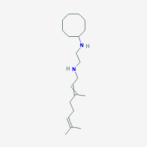 molecular formula C20H38N2 B14229460 N~1~-Cyclooctyl-N~2~-(3,7-dimethylocta-2,6-dien-1-yl)ethane-1,2-diamine CAS No. 627522-58-1