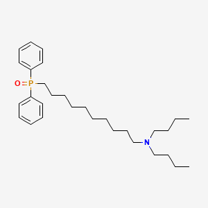 molecular formula C30H48NOP B14229462 N,N-Dibutyl-10-(diphenylphosphoryl)decan-1-amine CAS No. 828936-15-8