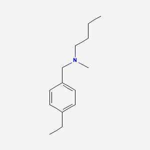 molecular formula C14H23N B14229474 N-(4-ethylbenzyl)-N-methylbutan-1-amine CAS No. 827333-01-7
