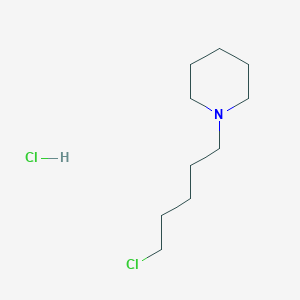 molecular formula C10H21Cl2N B1422952 1-(5-Chloropentyl)piperidine hydrochloride CAS No. 91976-94-2