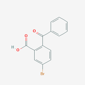 molecular formula C14H9BrO3 B14229561 2-Benzoyl-5-bromobenzoic acid CAS No. 718620-09-8