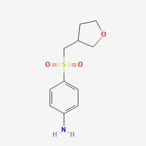 B1422958 4-(Oxolan-3-ylmethanesulfonyl)aniline CAS No. 1249370-15-7