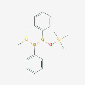 molecular formula C17H25OSi4 B14229646 CID 78068270 
