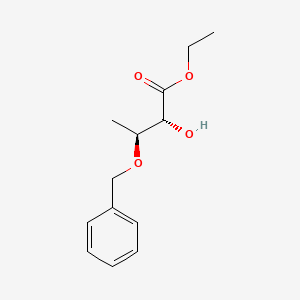 molecular formula C13H18O4 B14229669 ethyl (2R,3S)-2-hydroxy-3-phenylmethoxybutanoate CAS No. 524929-35-9