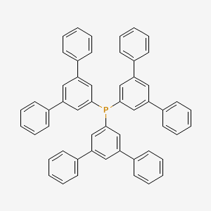 molecular formula C54H39P B14229687 tris(3,5-diphenylphenyl)phosphane CAS No. 561068-06-2