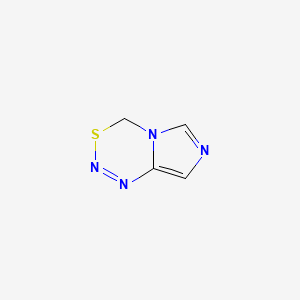 molecular formula C4H4N4S B14229698 4H-Imidazo[5,1-D][1,2,3,5]thiatriazine CAS No. 790253-33-7