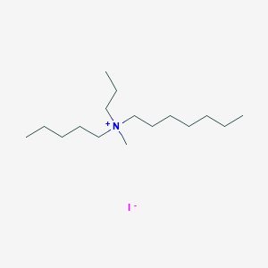 molecular formula C16H36IN B14229707 N-Methyl-N-pentyl-N-propylheptan-1-aminium iodide CAS No. 628724-40-3
