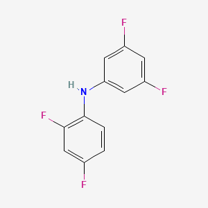 molecular formula C12H7F4N B14229735 N-(3,5-Difluorophenyl)-2,4-difluoroaniline CAS No. 823802-11-5