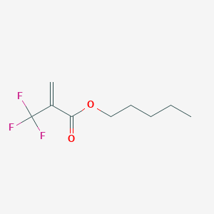 molecular formula C9H13F3O2 B14229769 Pentyl 2-(trifluoromethyl)prop-2-enoate CAS No. 769175-03-3