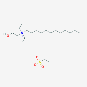 molecular formula C20H45NO4S B14229808 N,N-Diethyl-N-(2-hydroxyethyl)dodecan-1-aminium ethanesulfonate CAS No. 824944-74-3