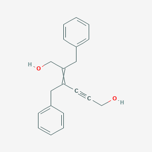 molecular formula C20H20O2 B14229832 2,3-Dibenzylhex-2-en-4-yne-1,6-diol CAS No. 760202-56-0