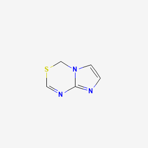 molecular formula C5H5N3S B14229836 4H-Imidazo[1,2-C][1,3,5]thiadiazine CAS No. 564478-33-7