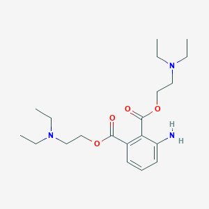 molecular formula C20H33N3O4 B14229917 Bis[2-(diethylamino)ethyl] 3-aminobenzene-1,2-dicarboxylate CAS No. 533926-36-2