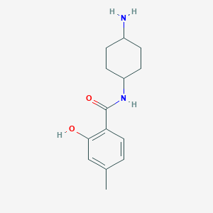 molecular formula C14H20N2O2 B14229926 N-(4-aminocyclohexyl)-2-hydroxy-4-methylbenzamide CAS No. 764645-38-7