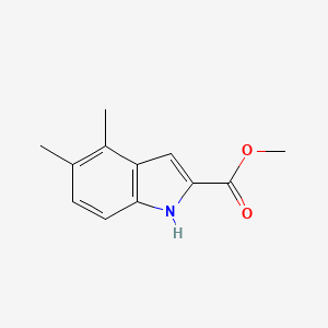 molecular formula C12H13NO2 B1422995 methyl 4,5-dimethyl-1H-indole-2-carboxylate CAS No. 1202240-82-1