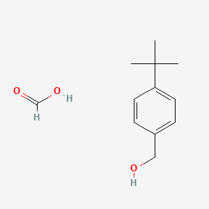 molecular formula C12H18O3 B14229957 (4-Tert-butylphenyl)methanol;formic acid CAS No. 597554-55-7