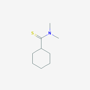 molecular formula C9H17NS B14230033 Cyclohexanecarbothioamide, N,N-dimethyl- CAS No. 514223-99-5