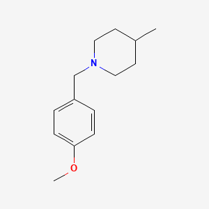 molecular formula C14H21NO B14230071 1-(4-Methoxybenzyl)-4-methylpiperidine CAS No. 827333-17-5