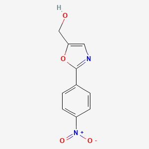 [2-(4-Nitrophenyl)-1,3-oxazol-5-yl]methanol