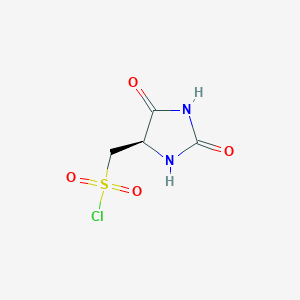 [(4R)-2,5-dioxoimidazolidin-4-yl]methanesulfonyl chloride