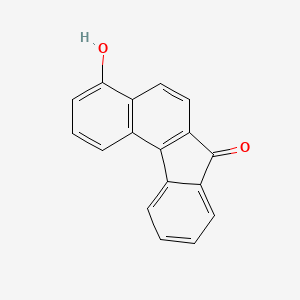 molecular formula C17H10O2 B14230223 7H-Benzo[c]fluoren-7-one, 4-hydroxy- CAS No. 728892-75-9