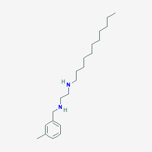 molecular formula C21H38N2 B14230351 N~1~-[(3-Methylphenyl)methyl]-N~2~-undecylethane-1,2-diamine CAS No. 627519-88-4