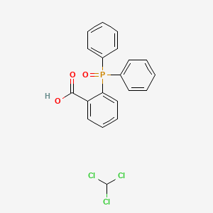 molecular formula C20H16Cl3O3P B14230370 Chloroform;2-diphenylphosphorylbenzoic acid CAS No. 627538-71-0