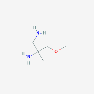 molecular formula C5H14N2O B1423048 3-Methoxy-2-methylpropane-1,2-diamine CAS No. 1248944-55-9