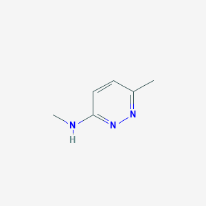 molecular formula C6H9N3 B1423051 N,6-dimethylpyridazin-3-amine CAS No. 14966-89-3