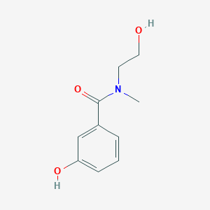 3-hydroxy-N-(2-hydroxyethyl)-N-methylbenzamide