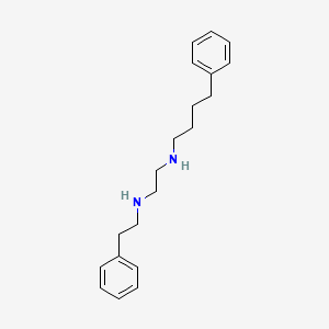 molecular formula C20H28N2 B14230551 N~1~-(4-Phenylbutyl)-N~2~-(2-phenylethyl)ethane-1,2-diamine CAS No. 627523-19-7